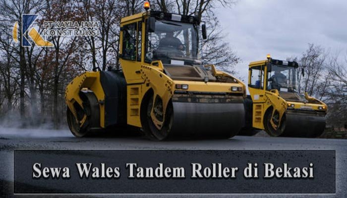 Sewa Wales Tandem Roller di Bekasi